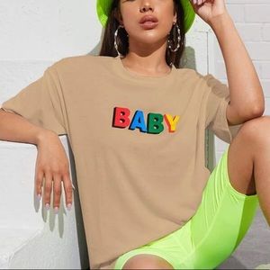 Drop Shoulder Graphic Tee